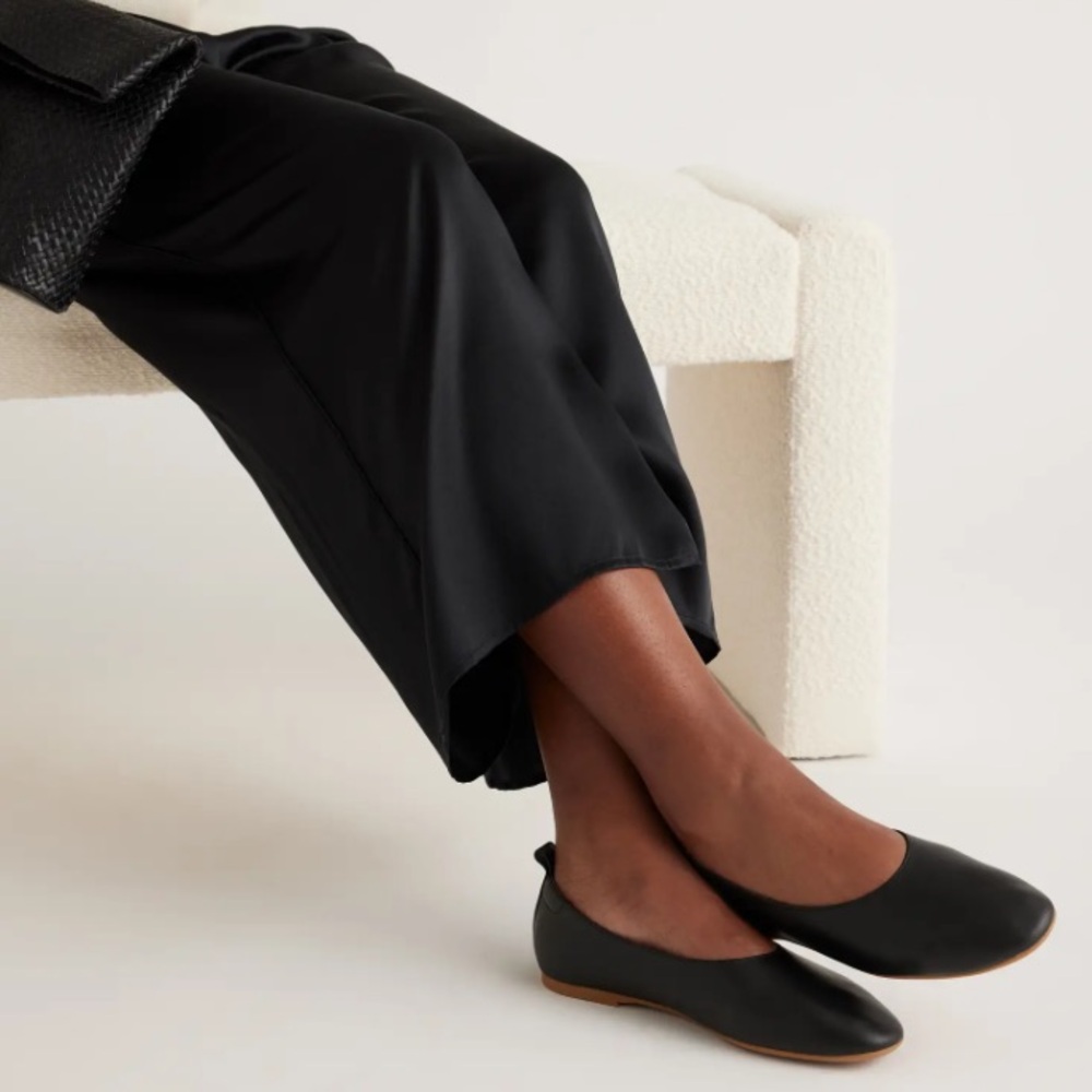 Brand new with box Quince leather ballet flat size 7